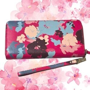 Halogen Floral Women's Wristlet Wallet